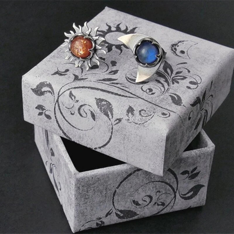 Ohrringe Mond und Sonne