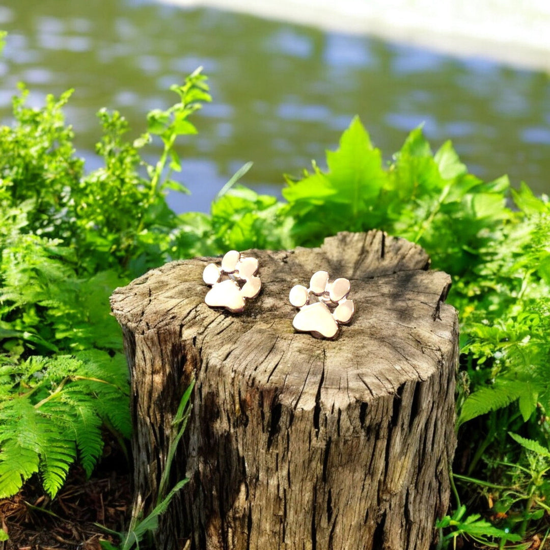 Hypoallergene Pfotenohrringe